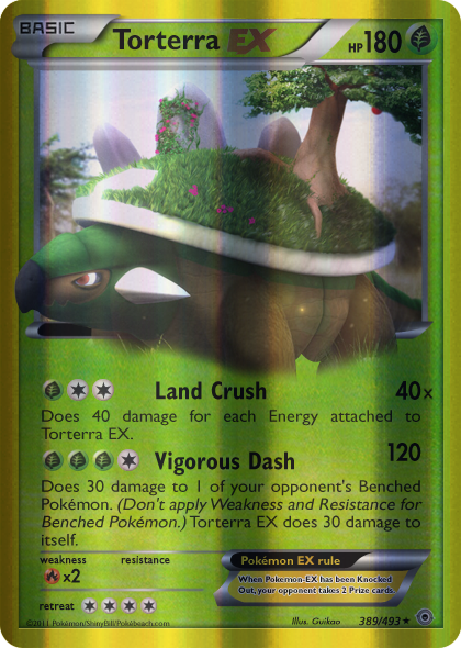 torterra ex pokemon card SR 084/071 This power cant be used if Torterra is affected by a Special Condition Torterra EX PP by ShiningBill