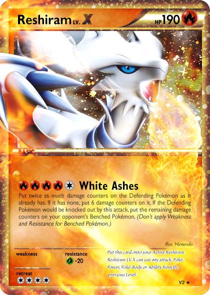 Reshiram Zekrom Kyurem Tri-type Lv.X