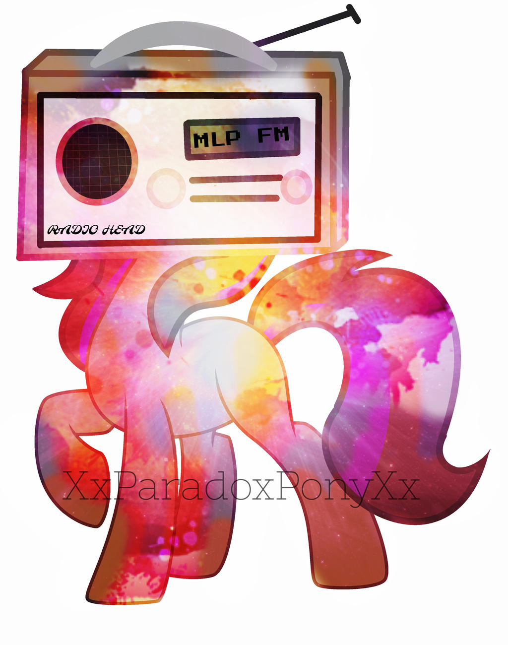 MLP RADIO HEAD PONY