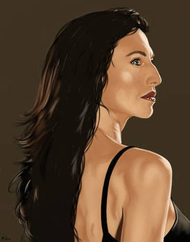 Claudia Black Portrait.