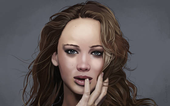 Jennifer Lawrence Portrait.