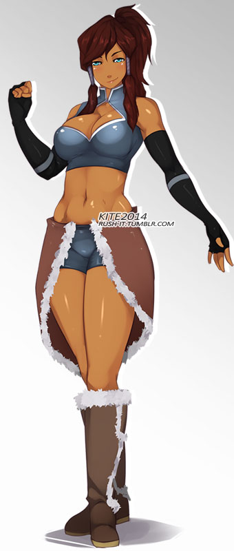 Avatar Korra ready to prove her strength!