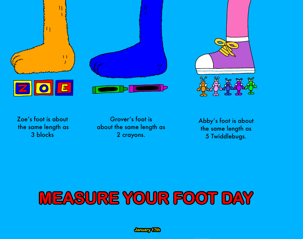 Deviantart Counting Toes Measure Your Foot Day by ZW333 on DeviantArt