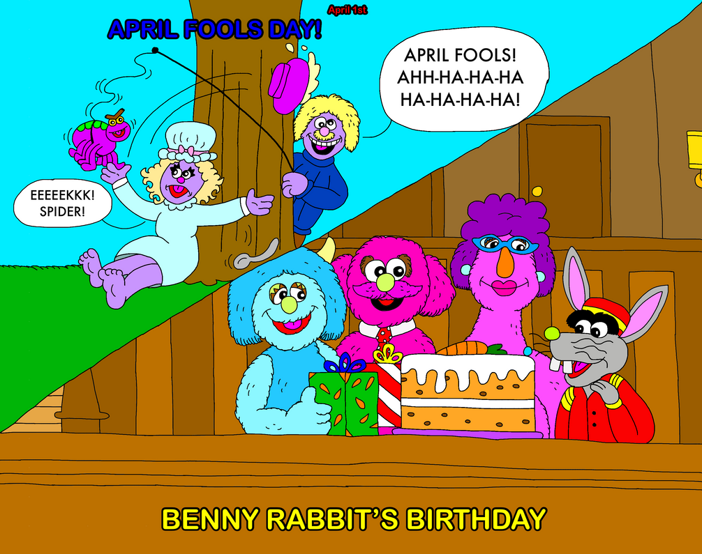 April Fools Day and Benny Rabbit's Birthday by ZW333 on DeviantArt