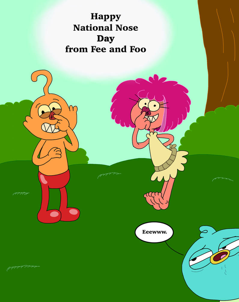Foofee Harvey Beaks: Fee and Foo on National Nose Day by ZW333 on DeviantArt