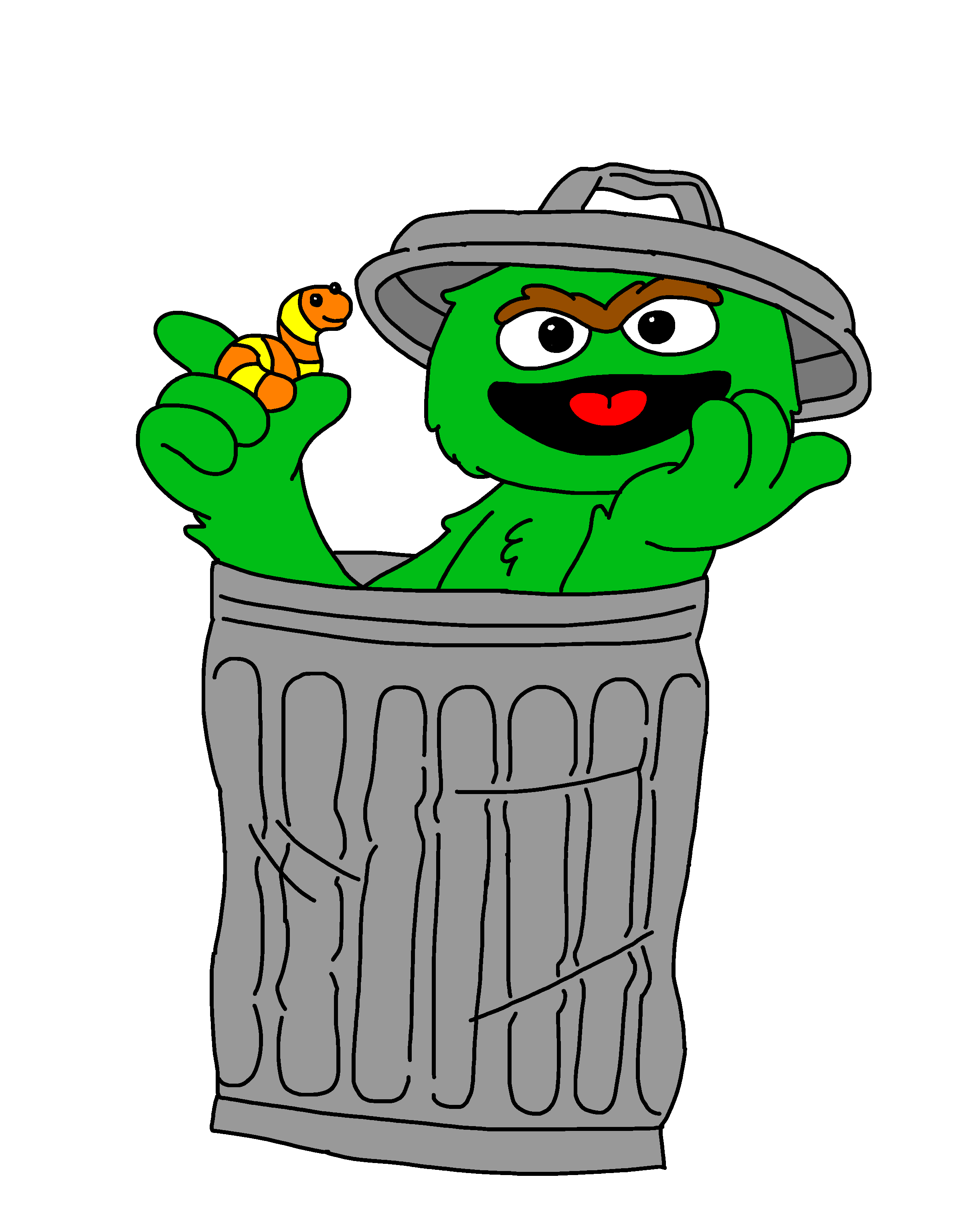 Grouch Animation Animated Oscar the Grouch by ZW333 on DeviantArt