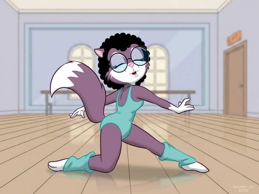 Dance Studio Cat by Tim-Kangaroo on DeviantArt