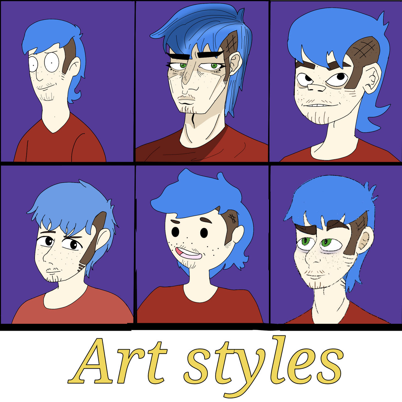 Art style challenge by Fabulousfungusboi on DeviantArt