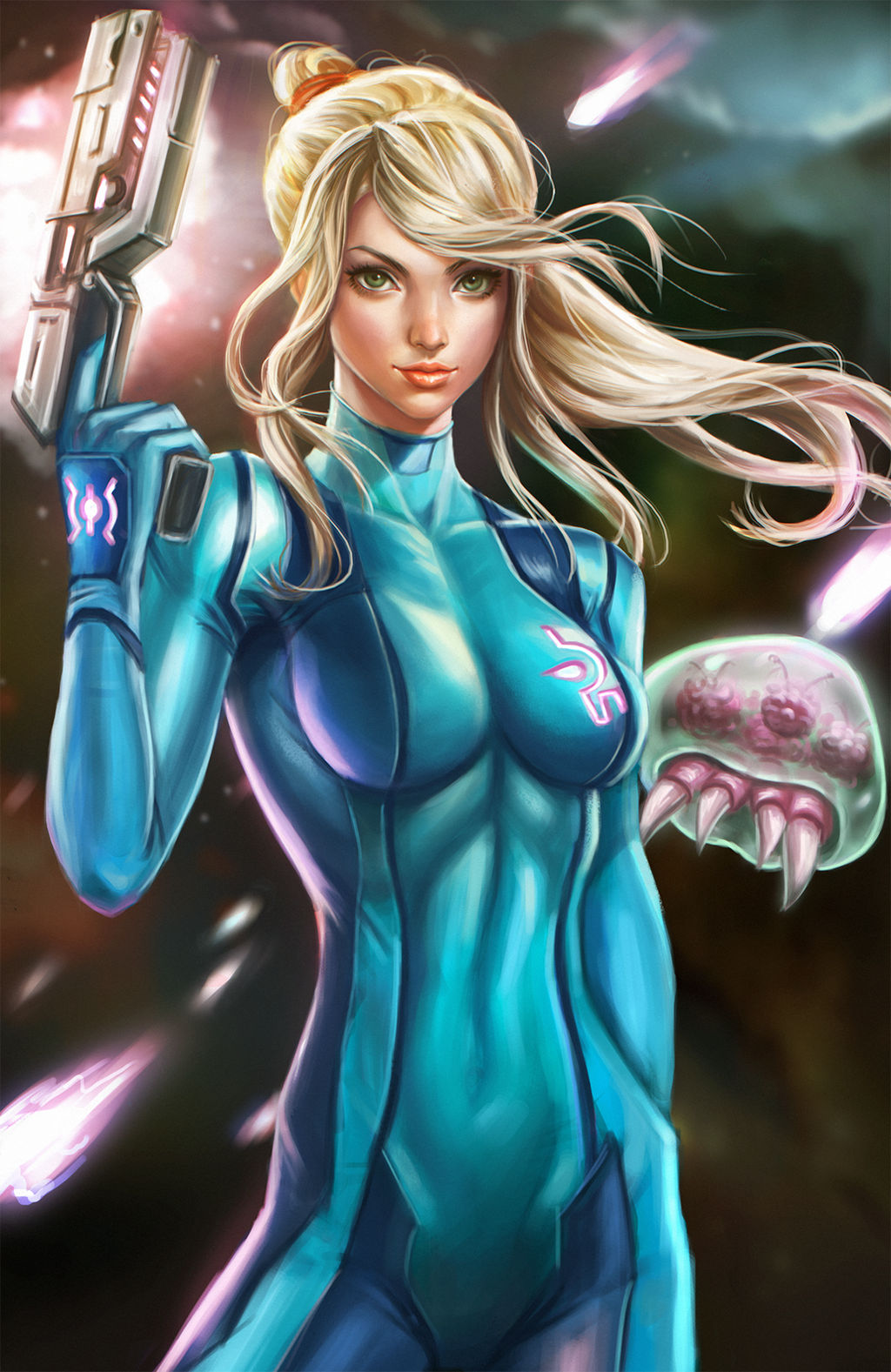 zero suit samus by ChrisKimArt on DeviantArt