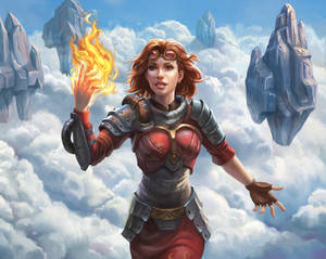 Fanart of Chandra from Magic the Gathering