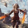 Fan art of Nahiri in Zendikar