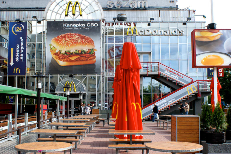 Maccas in Warsaw unlike U.S.A.