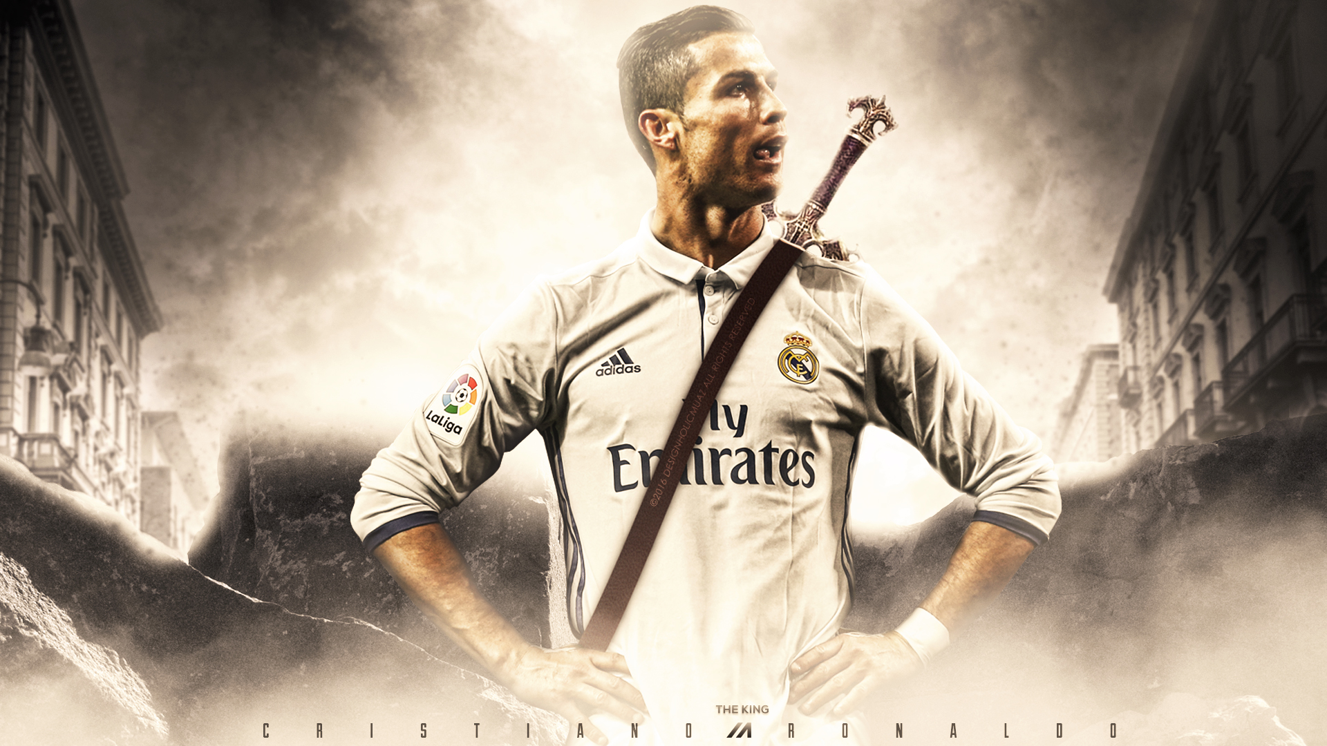 Cristiano Ronaldo as THE KING desktop wallpaper by muajbinanwar on  DeviantArt