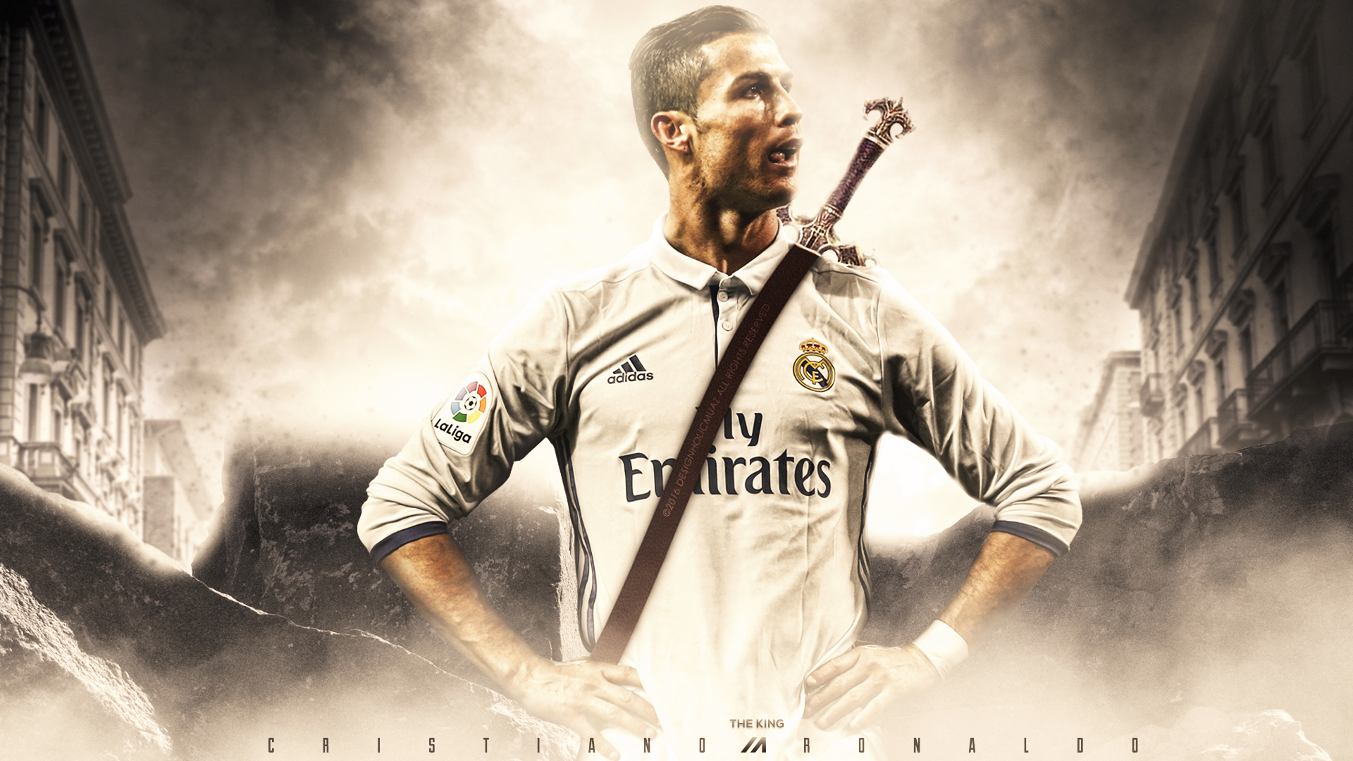 Cristiano Ronaldo as THE KING desktop wallpaper by muajbinanwar on DeviantArt Cristiano Ronaldo as THE KING desktop wallpaper by muajbinanwar on DeviantArt