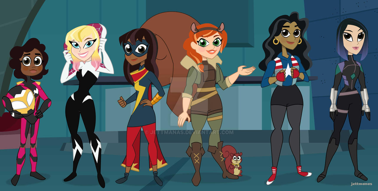 Marvel Rising Super Hero Girls by jettmanas on DeviantArt