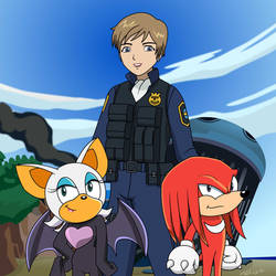 Sonic X: Rouge, Topaz and Knuckles