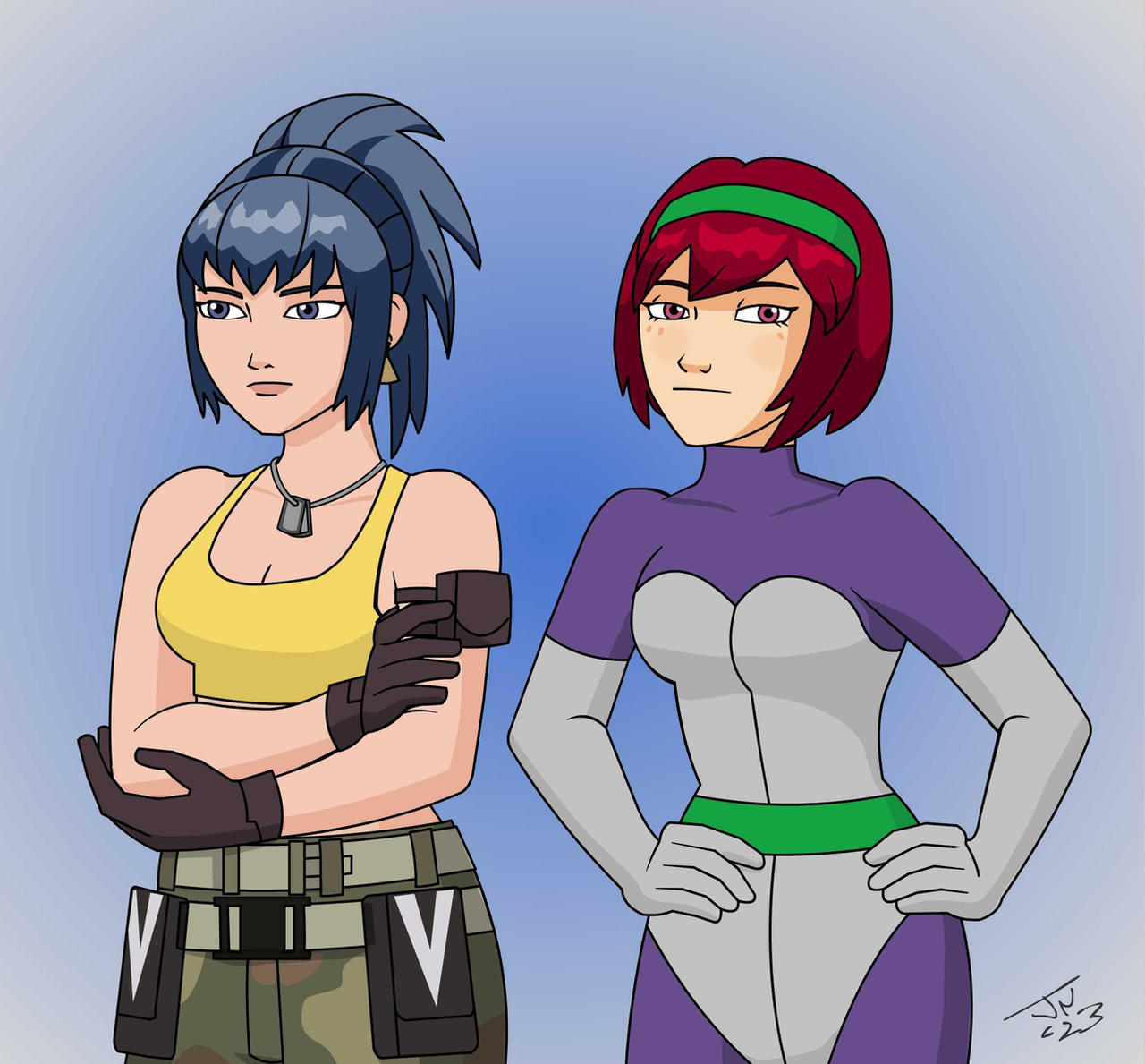 Leona and Karin by jettmanas on DeviantArt
