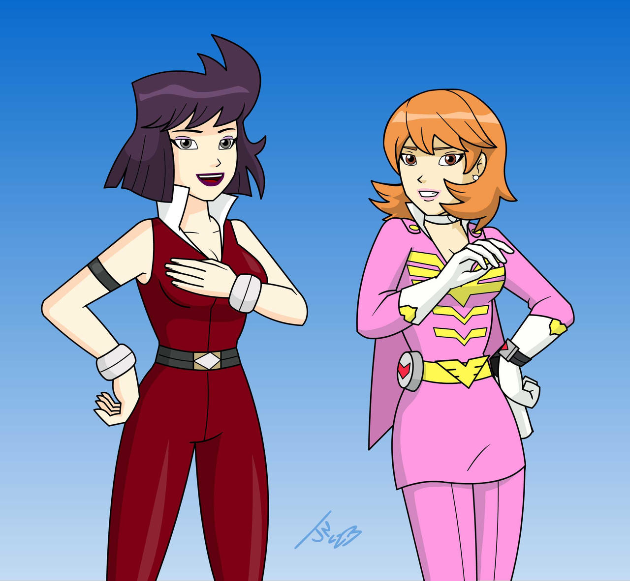 Yenet and Yukari by jettmanas on DeviantArt