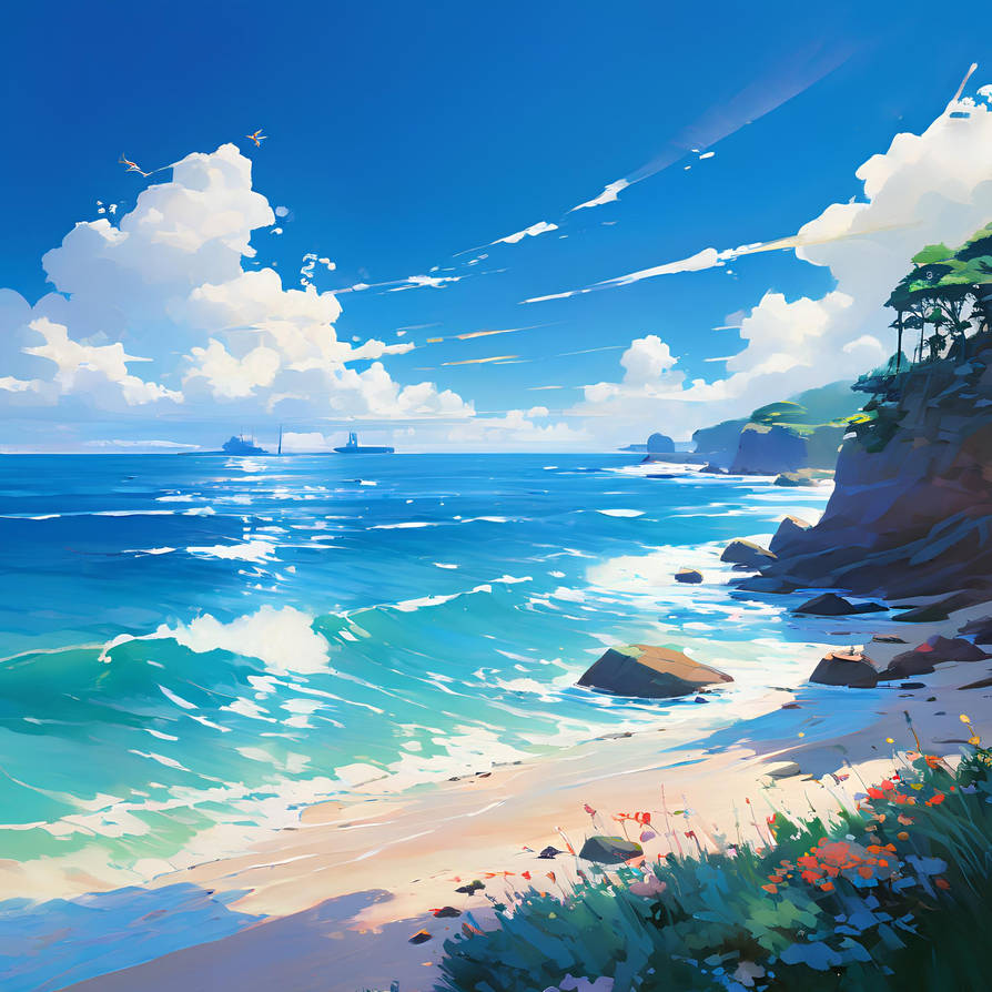 Deviantart Ocean Background Ocean by Adailtob on DeviantArt