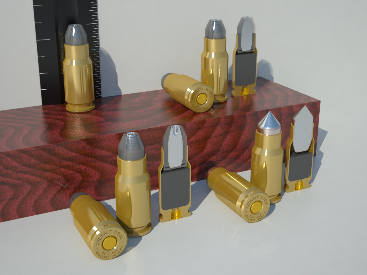 REQUEST ORDER #1.5: 8mm XSART Pistol Round 1 by KillSwitchWes