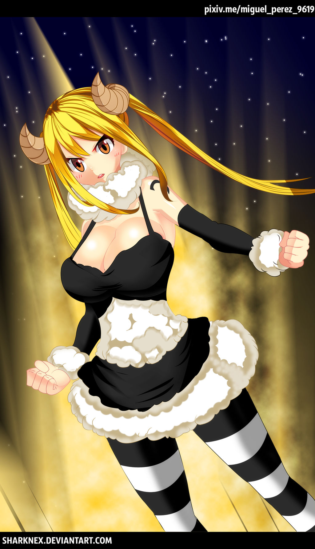 Fairy Tail 457 Lucy Stardress Aries By Sharknex On Deviantart