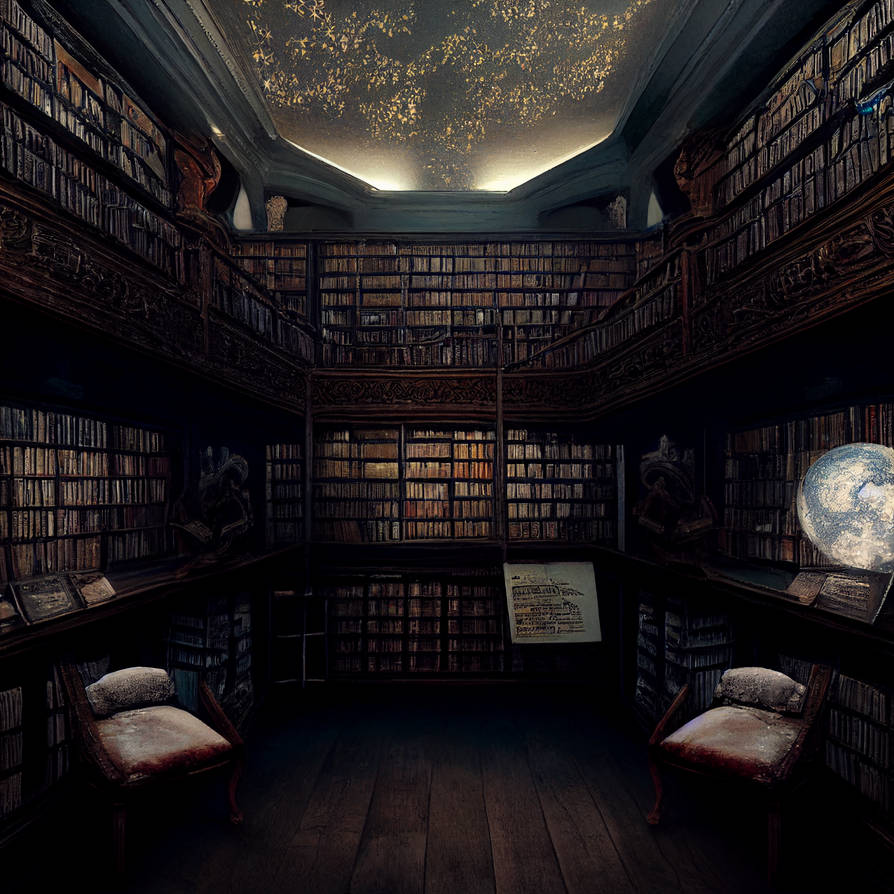 Infinity Library by drAIvenArt on DeviantArt