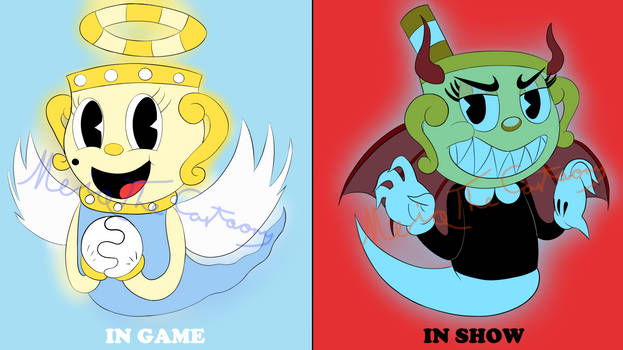 🎁🎄TheJolly-Cat12🎄🎁 on X: ✨💛Ms. Chalice and the Legendary Chalice,  drawn in The Cuphead Show style! 💛✨ #Cuphead #TheCupheadShow #CupheadShow  #MsChalice  / X
