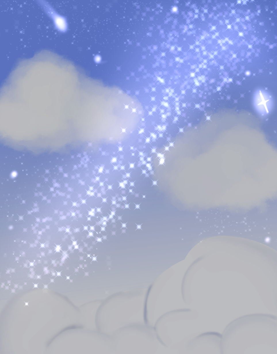 Starry cloud bg
