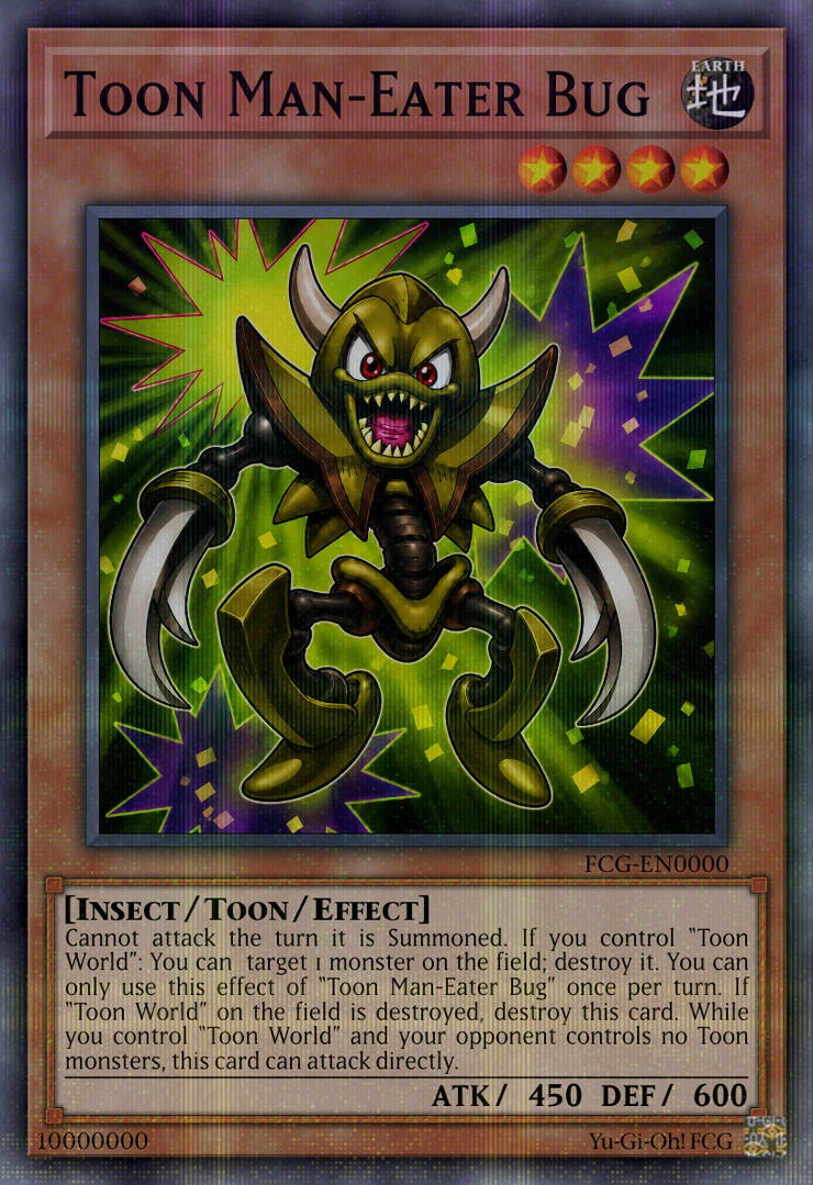 yugioh card man eater bug Man-Eater (Platinum Secret Rare) - RA03-EN082 - Platinum Secret Rare Listed cards may have imperfections. Nobleman-Eater Bug