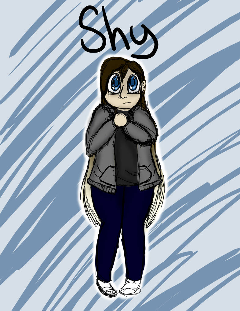 Shy by DigiDotDoodles on DeviantArt