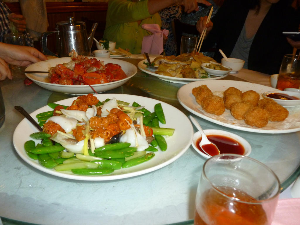 Food at my Grandpa's birthday [At Restaurant] 1