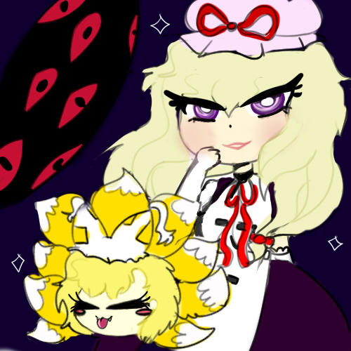 Yukari and Ran ran ru by Magicskies on DeviantArt