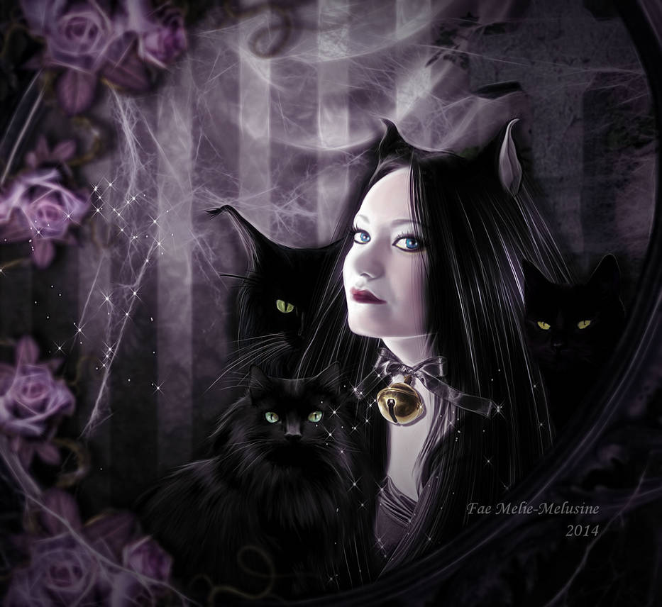 Goddess of Night by feanen-Mely