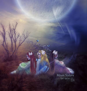 Moon Sisters by feanen-Mely Moon Sisters by feanen-Mely