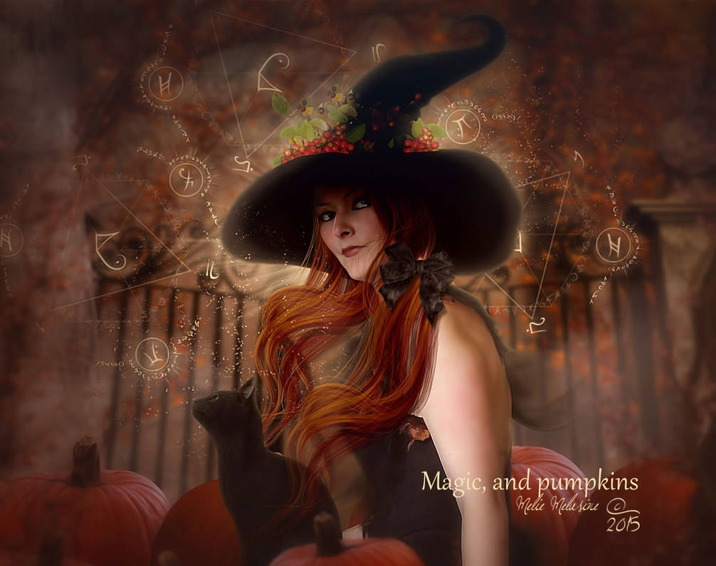 Magic, and pumpkins by feanen-Mely Magic, and pumpkins by feanen-Mely