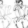 Cello playing punk