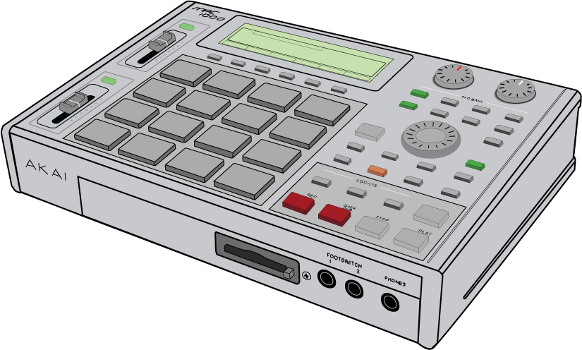 AKAI MPC 1000 by BlazinMarty on DeviantArt