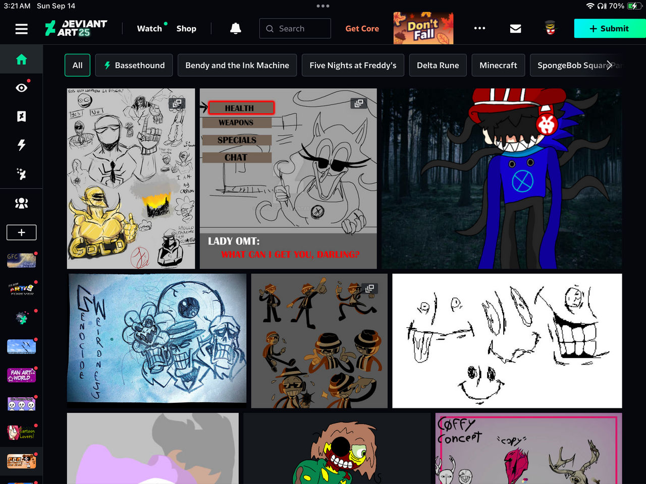 Deviantart Layout 2008 Um is this normal? by bimbo2008 on DeviantArt