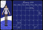 SSMU January Entry for Calender Girls 2014 Contest by YoriDoriArts