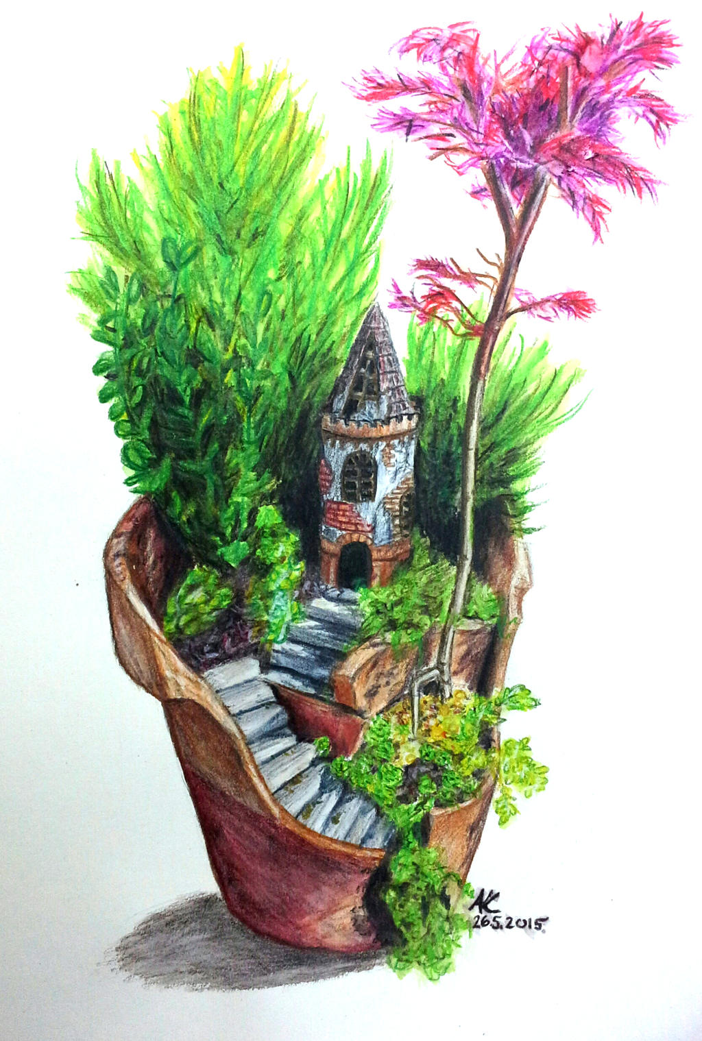 Flowerpot to the fairy tale