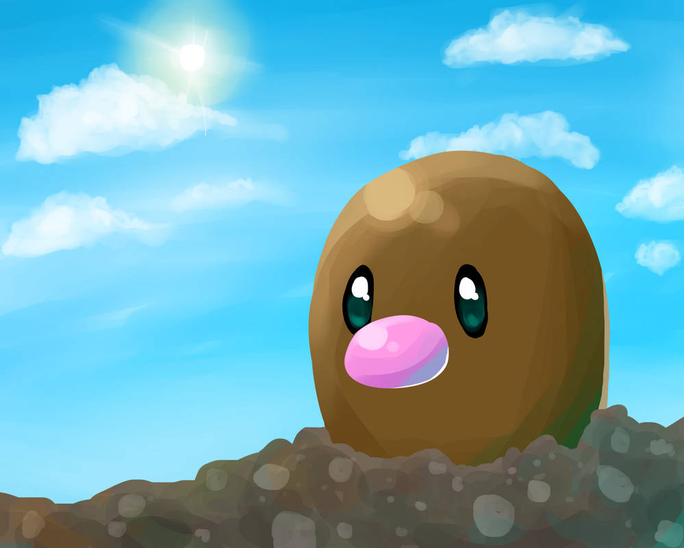 #50 Diglett by Vreemdear on DeviantArt
