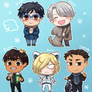 Yuri on Ice chibis