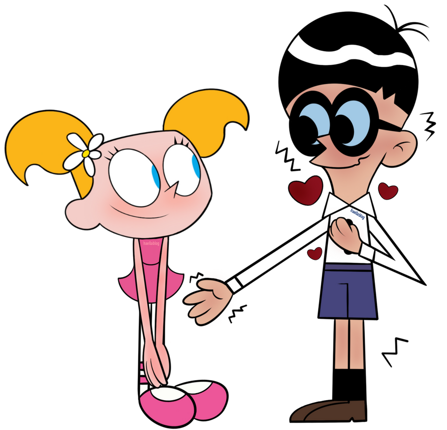 Dee Dee and Mandark by haellablog on DeviantArt