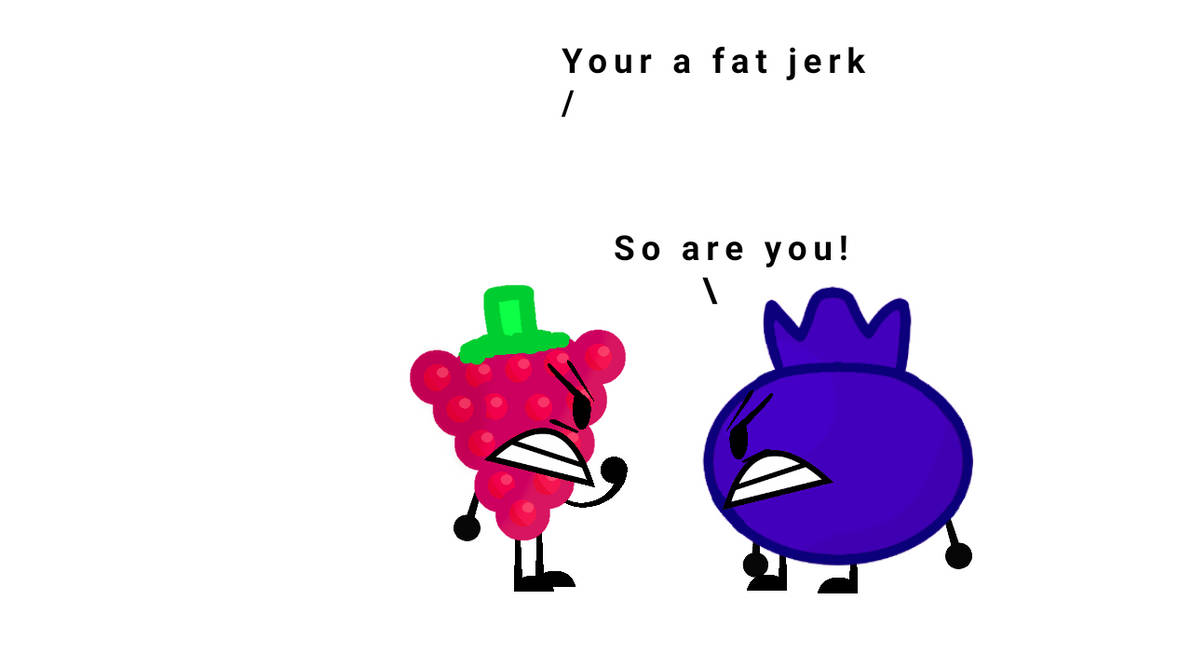 Raspberry and blueberry are Enemies by Animationshowoffical on DeviantArt