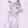 Ferral Tracker Fox Sketch