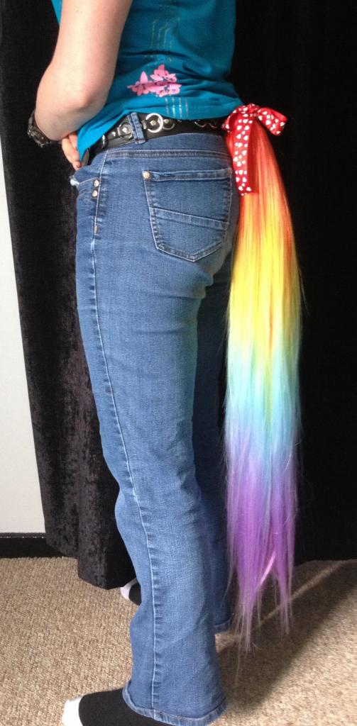 Rainbow Pony Tail