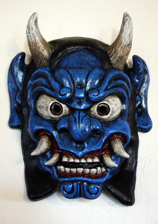 Oni Mask in Blue