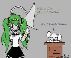 Moon And Mikella saying hello