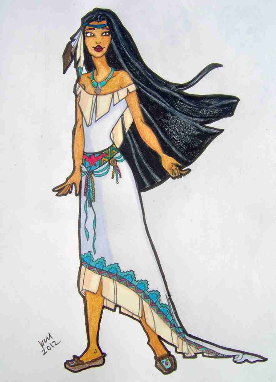 disney princess wedding dresses pocahontas THE POCAHONTAS WEDDING GOWN