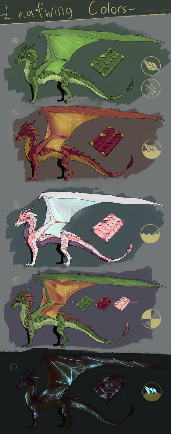 Leaf Wing Rig Leaf-Wing scale headcanon by Tobuzzu on DeviantArt